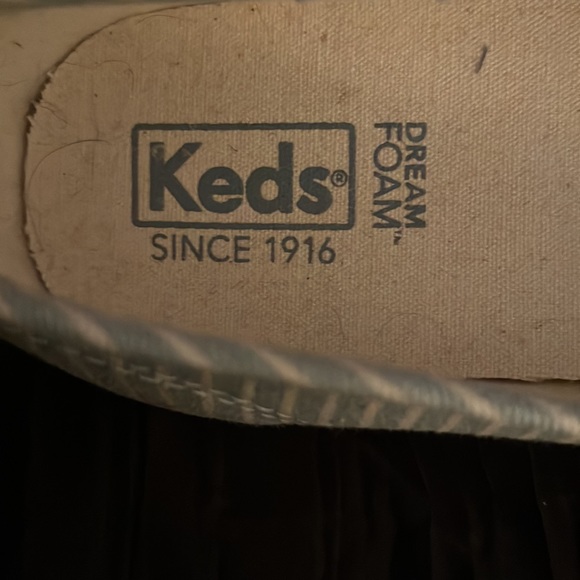 KEDS Dream Foam Slip On Sneakers in blue and white stripes - Picture 8 of 9